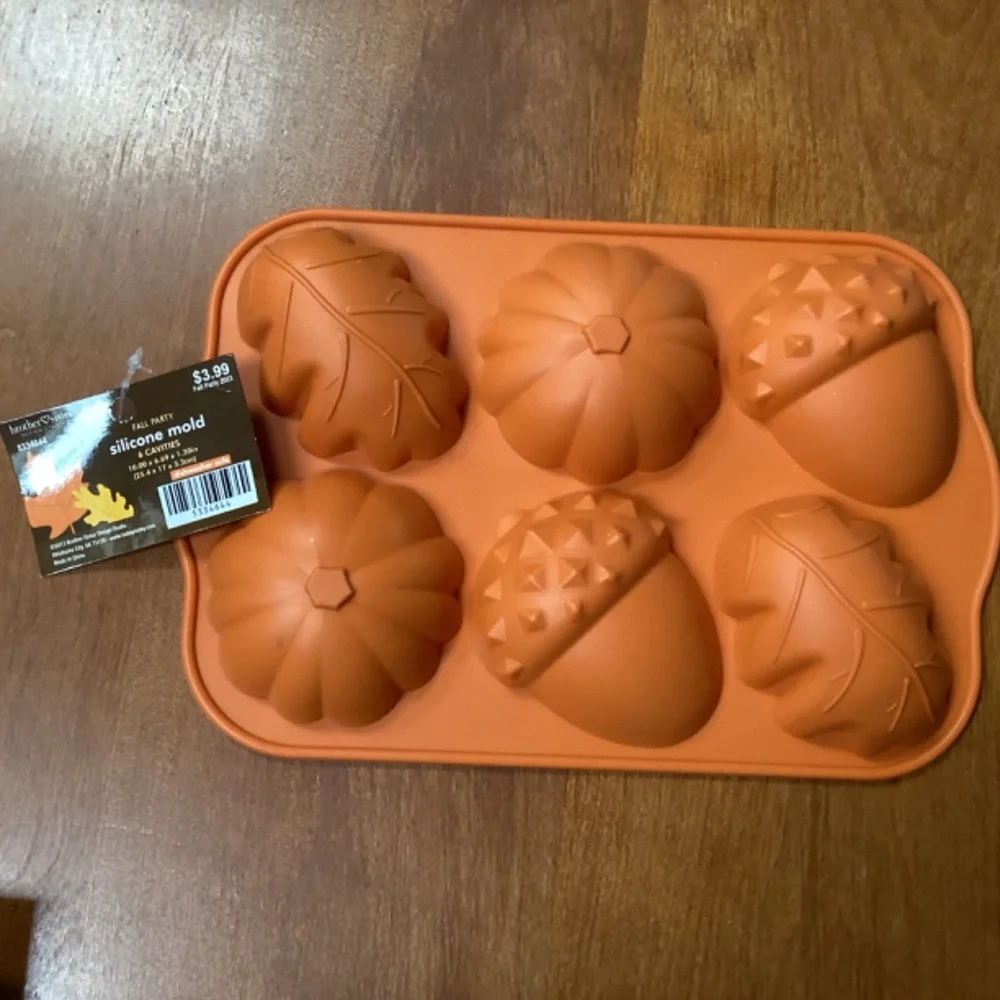 Fall Party Cookie Cutters and Silicone Mold New  2 packs